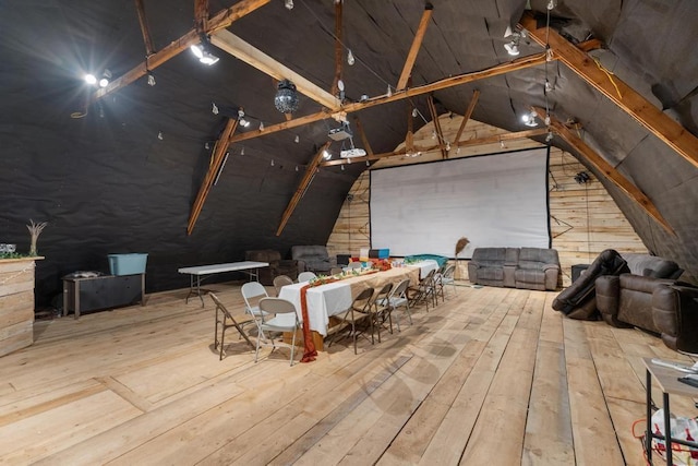 view of attic