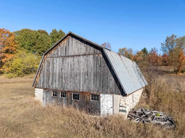 view of barn