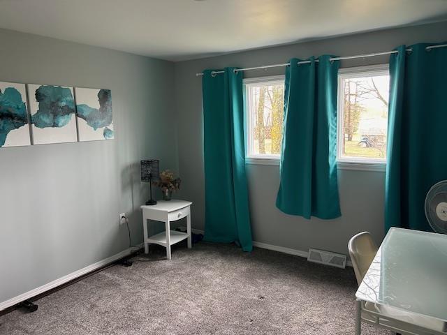8118 E Mitchell St, Petoskey, MI 49770 - bedroom with carpet floors, baseboards, and visible vents