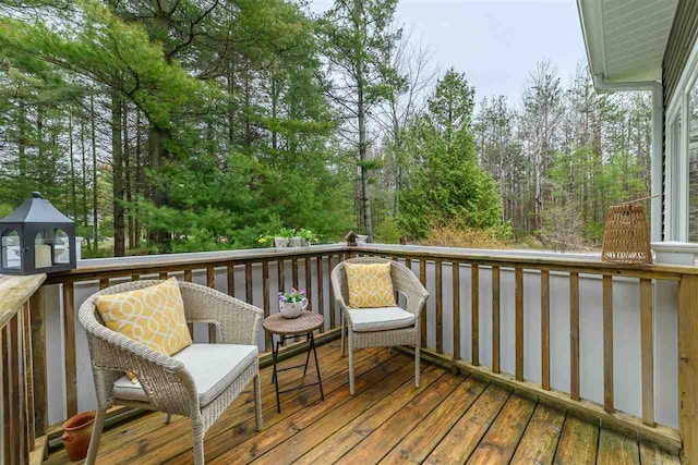 view of deck