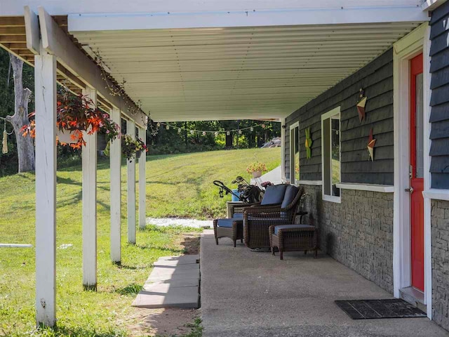 7906 Ferry Rd, East Jordan, MI 49727 - view of patio / terrace