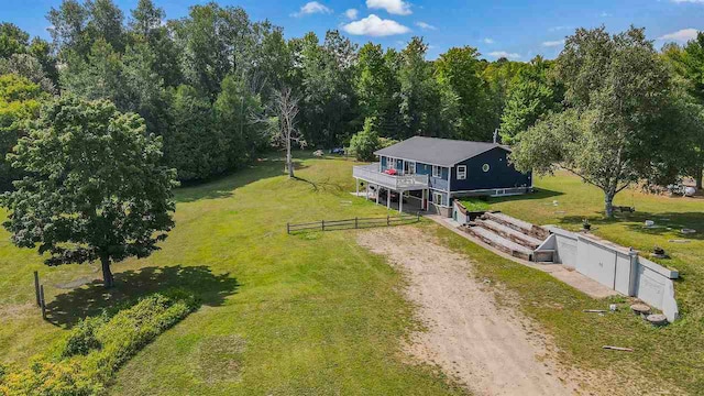 7906 Ferry Rd, East Jordan, MI 49727 - birds eye view of property