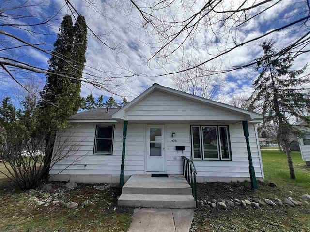 view of bungalow-style house