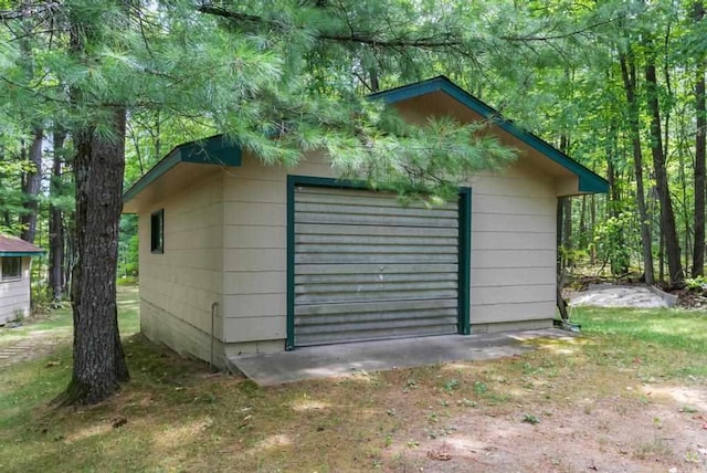 14786 Nuenfelt Rd, Johannesburg, MI 49756 - view of outbuilding featuring an outbuilding