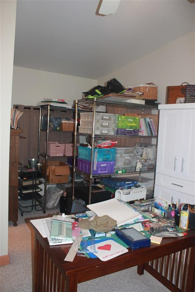 view of storage room