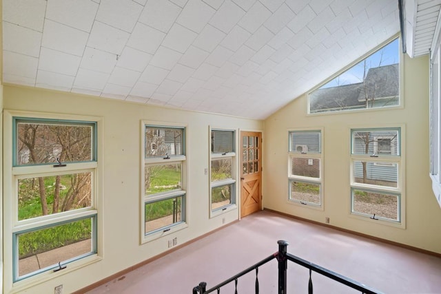 619 Kalamazoo Ave, Petoskey, MI 49770 - view of unfurnished sunroom