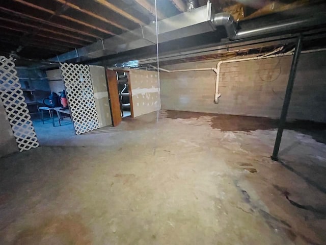 204 E Forest Home Ave, Bellaire, MI 49615 - view of unfinished below grade area