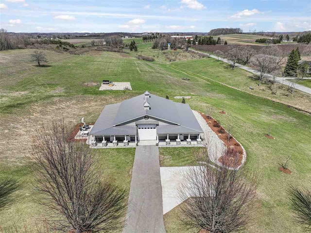4133 Shadynook Rd, Central Lake, MI 49622 - overview of rural landscape