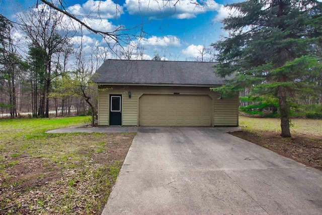 3330 Commodore Dr, East Jordan, MI 49727 - view of garage