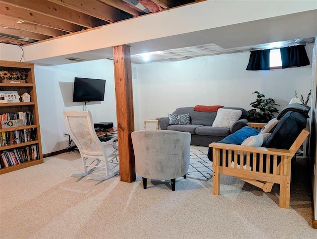 2280 S Eckhardt Rd, Bellaire, MI 49615 - living room featuring carpet