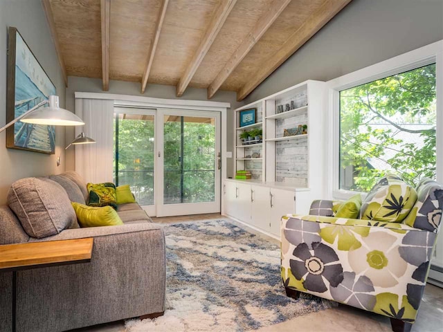 998 N Shr, Walloon Lake, MI 49796 - view of living area