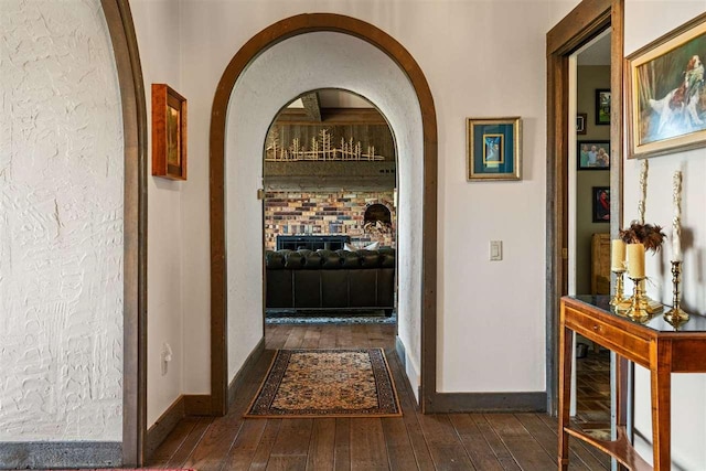 110 Birchwood Dr, Harbor Springs, MI 49740 - wine room with hardwood / wood-style floors and baseboards