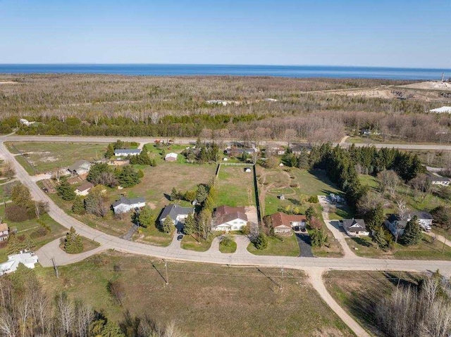 6141 S Old 31, Charlevoix, MI 49720 - aerial view of property's location with a heavily wooded area