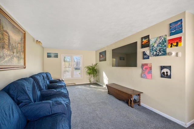 6141 S Old 31, Charlevoix, MI 49720 - carpeted living room with baseboards