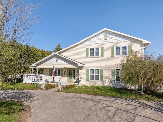6141 S Old 31, Charlevoix, MI 49720 - view of front of home with covered porch