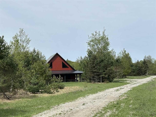 1645 Riley Rd, Kalkaska, MI 49646 - view of dirt / gravel road