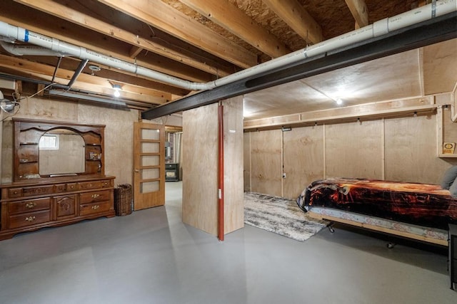 8900 Lewis Rd, Vanderbilt, MI 49795 - view of unfinished basement