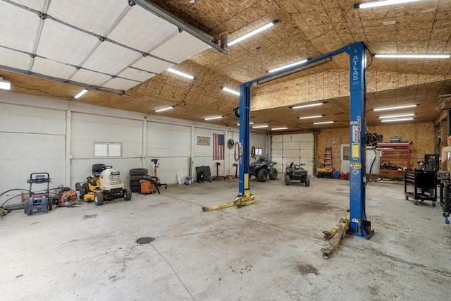 8900 Lewis Rd, Vanderbilt, MI 49795 - view of garage