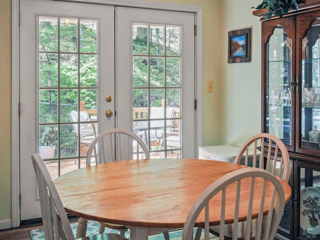 2729 Ranney Rd, East Jordan, MI 49727 - dining room with french doors