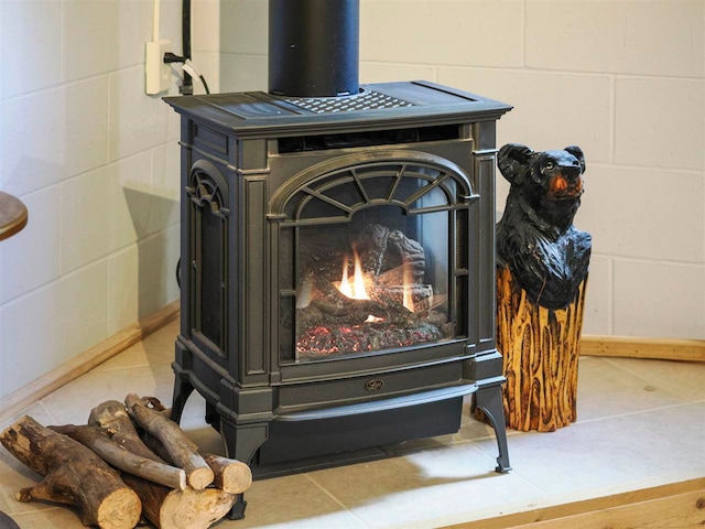 2729 Ranney Rd, East Jordan, MI 49727 - detailed view of a wood stove