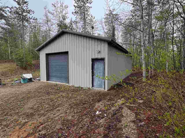 15500 Riverside Trl, Wolverine, MI 49799 - view of detached garage