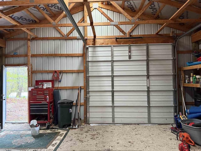 15500 Riverside Trl, Wolverine, MI 49799 - view of garage