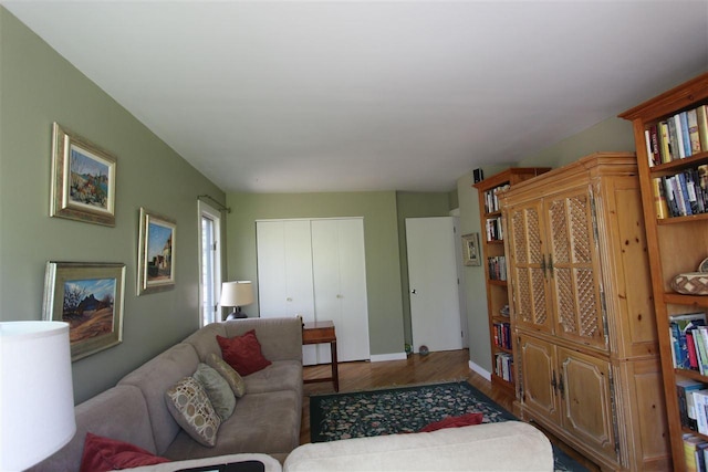 3237 Greenbriar, Harbor Springs, MI 49740 - living area featuring wood finished floors and baseboards