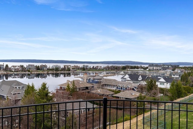 4104 Harborview Rdg Unit 28, Bay Harbor, MI 49770 - water view with nearby suburban area