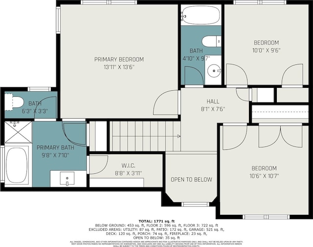 1766 Chippewa Bch, Indian River, MI 49749 - view of room layout