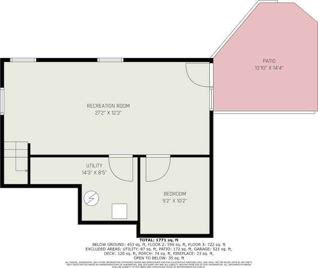 1766 Chippewa Bch, Indian River, MI 49749 - view of home floor plan