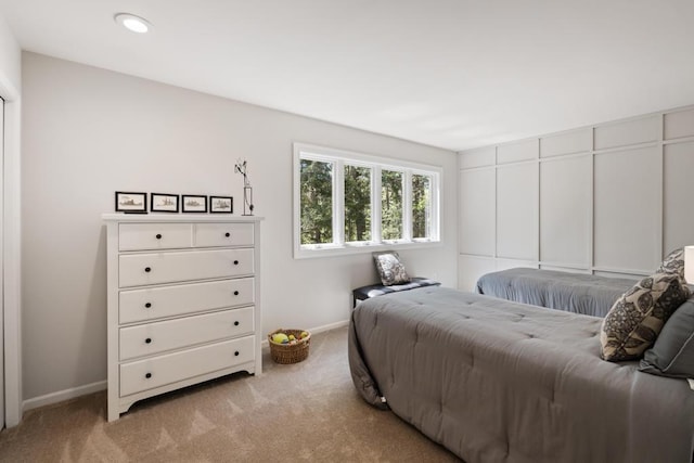 2018 Greenbriar Ter, Harbor Springs, MI 49740 - carpeted bedroom featuring baseboards and recessed lighting