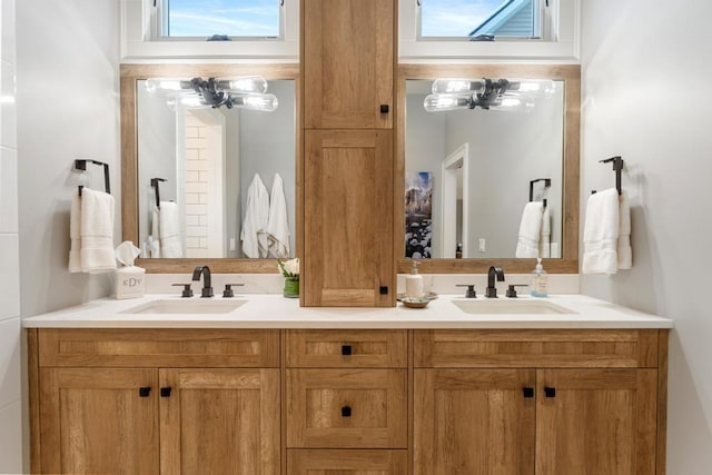 917 Grove St, Petoskey, MI 49770 - full bathroom with double vanity