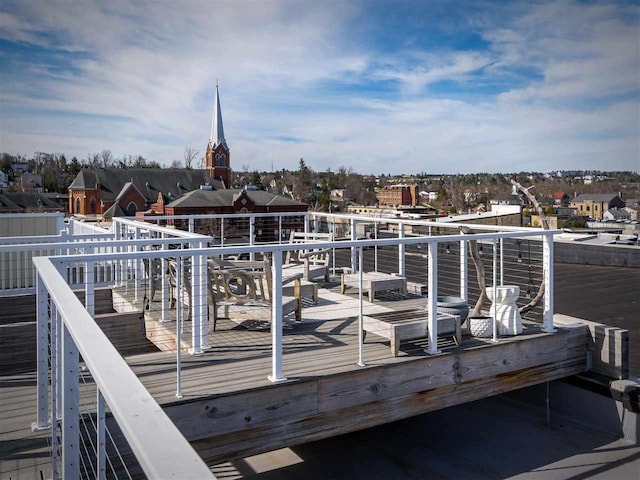 422 E Mitchell Unit 1, Petoskey, MI 49770 - view of deck