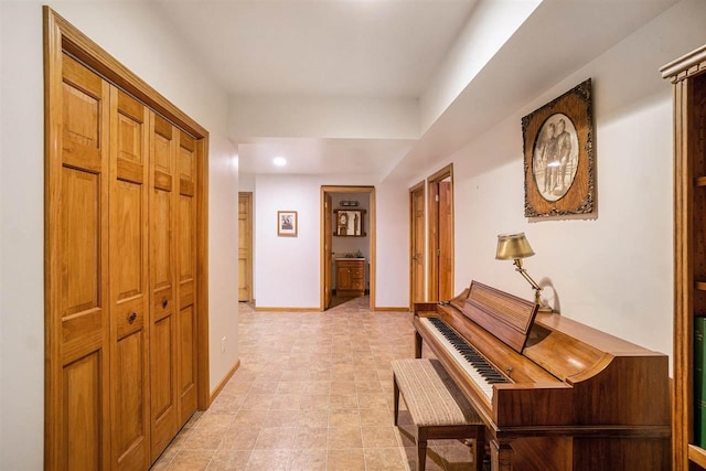 4024 Behling, Boyne City, MI 49712 - hallway featuring recessed lighting and baseboards