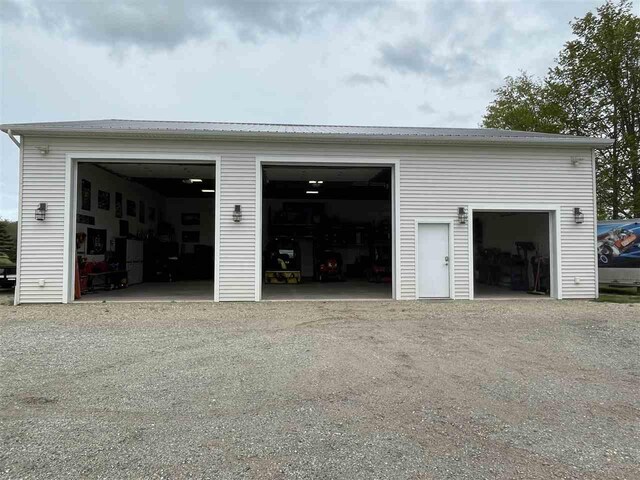 9030 Sugar Tree Ln, Charlevoix, MI 49720 - view of garage