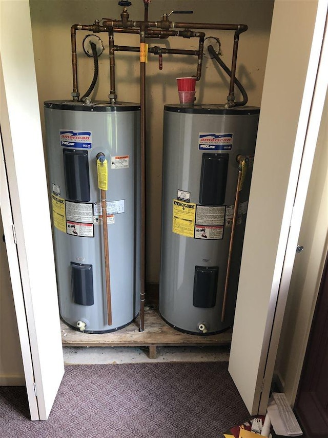 915 Robinson St Unit 2, Boyne City, MI 49712 - utility room with water heater