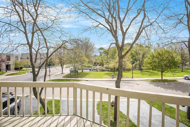 302 Quaintance Ave, Petoskey, MI 49770 - view of wooden terrace