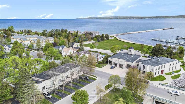 302 Quaintance Ave, Petoskey, MI 49770 - aerial view of a large body of water