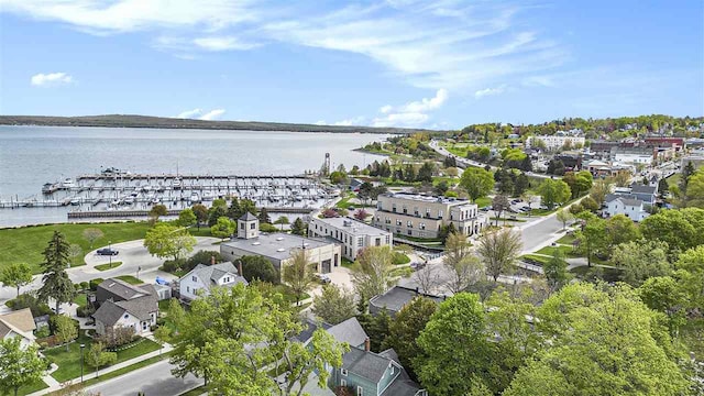 302 Quaintance Ave, Petoskey, MI 49770 - aerial view of a large body of water