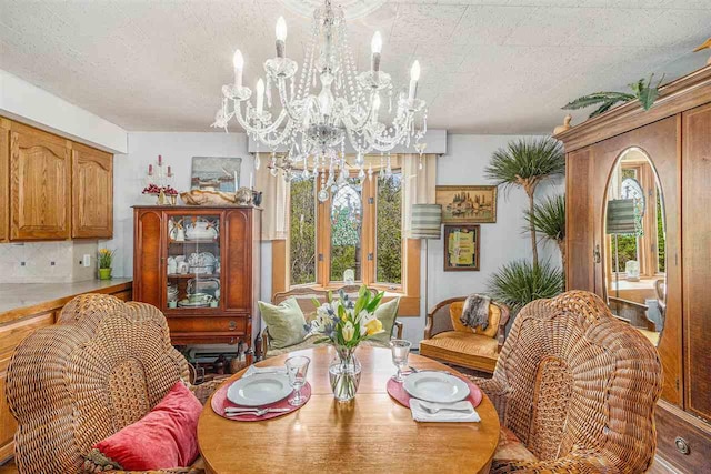 6073 Rocky Beach Ave, Charlevoix, MI 49720 - dining room featuring a chandelier