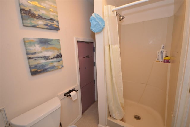 413 E Main St, Boyne City, MI 49712 - bathroom with toilet and a shower stall