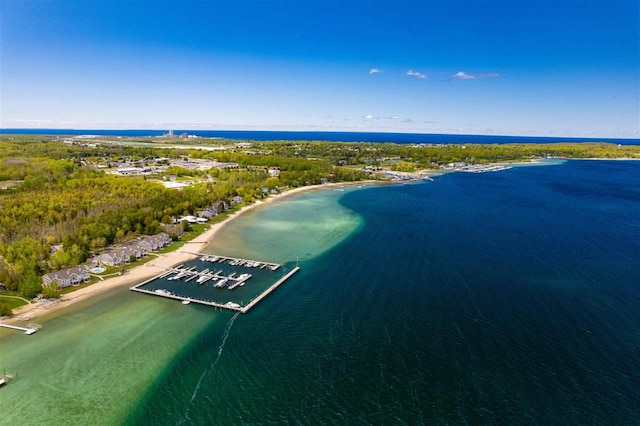 6040 Pine Lake Club Dr Unit 24, Charlevoix, MI 49720 - aerial view of a nearby body of water