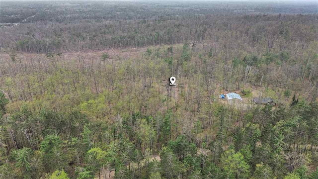 8902 Pickerel Lake Rd, Vanderbilt, MI 49795 - drone / aerial view of a heavily wooded area