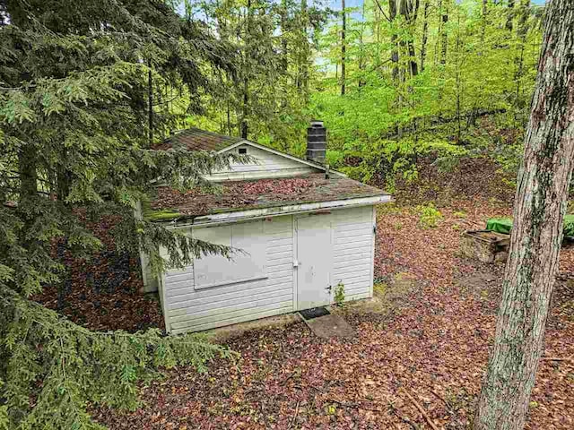 8705 Del Mason Rd, Mancelona, MI 49659 - view of shed