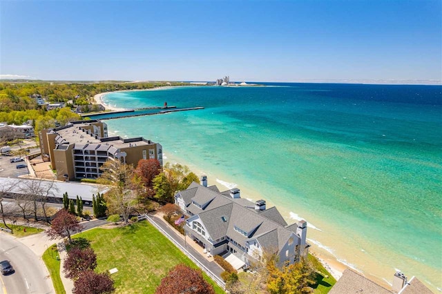 301 Michigan Ave Unit 13, Charlevoix, MI 49720 - aerial view of extended coastline