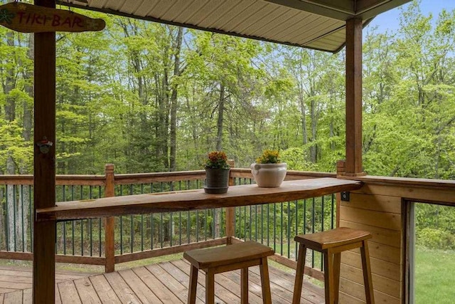 4545 Lintlong Rd, Petoskey, MI 49770 - view of deck