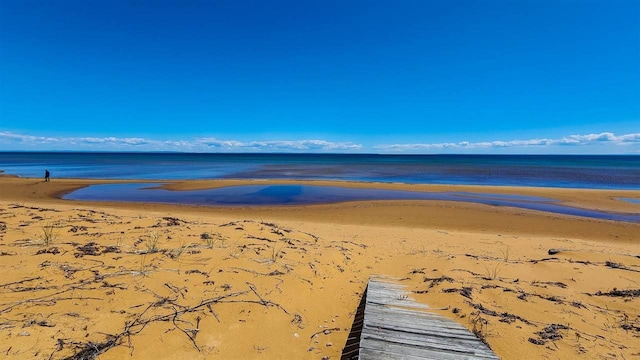 15718 N Blueberry Ln, Paradise, MI 49768 - water view with local beach