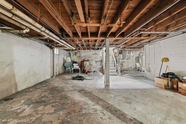306 E Dixon Ave, Charlevoix, MI 49720 - view of unfinished basement