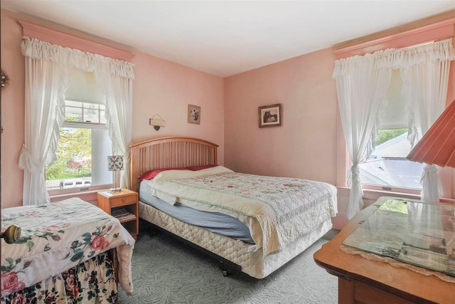 306 E Dixon Ave, Charlevoix, MI 49720 - bedroom featuring multiple windows and carpet