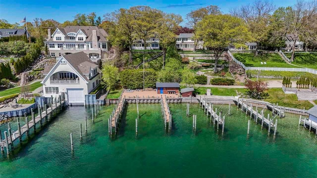 306 E Dixon Ave, Charlevoix, MI 49720 - dock area with a water view